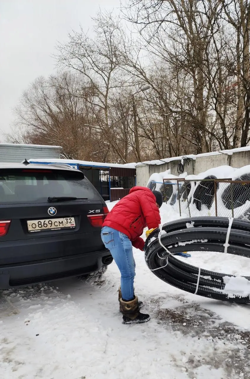 Покупка трубы для теплотрассы зимой