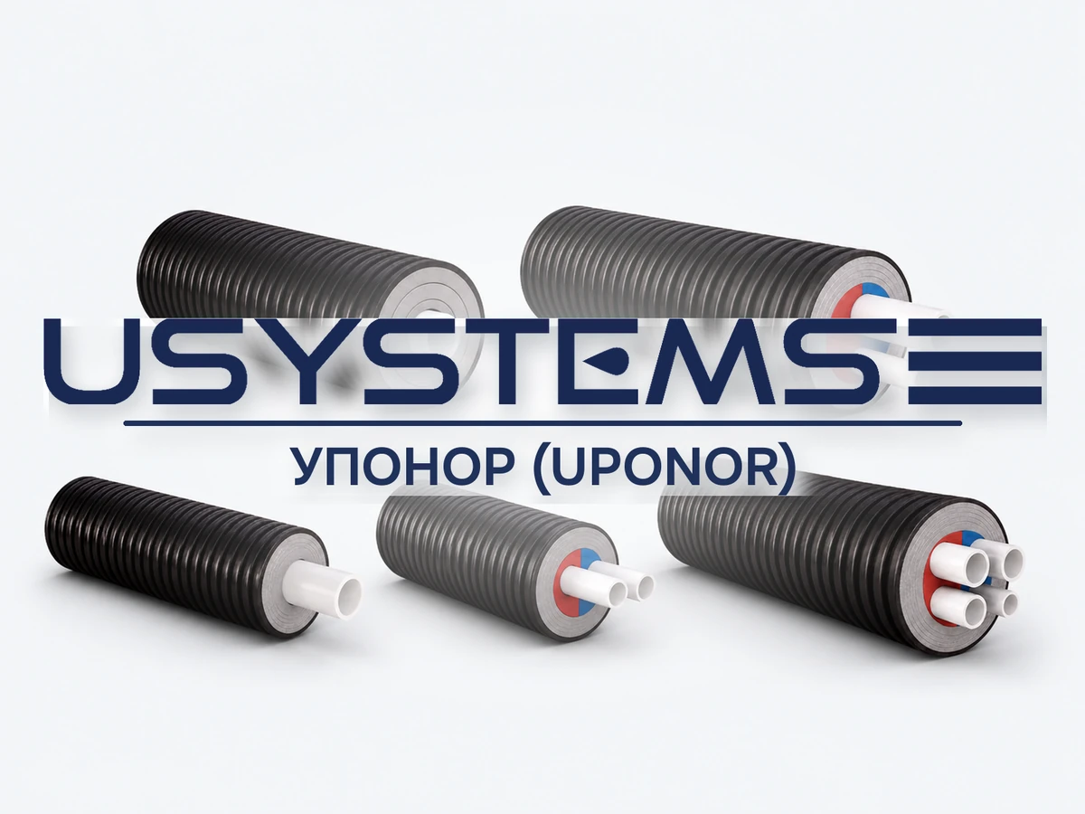 USYSTEMS &mdash; УПОНОР (UPONOR), семейство теплоизолированных труб Ecoflex